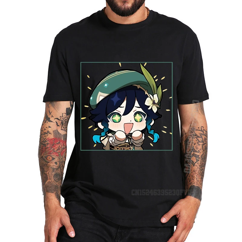 Fashion Hot Genshin Impact Graphic T-Shirtss Men Funny Manga Valentine's Day T-Shirts Harajuku Streetwea |