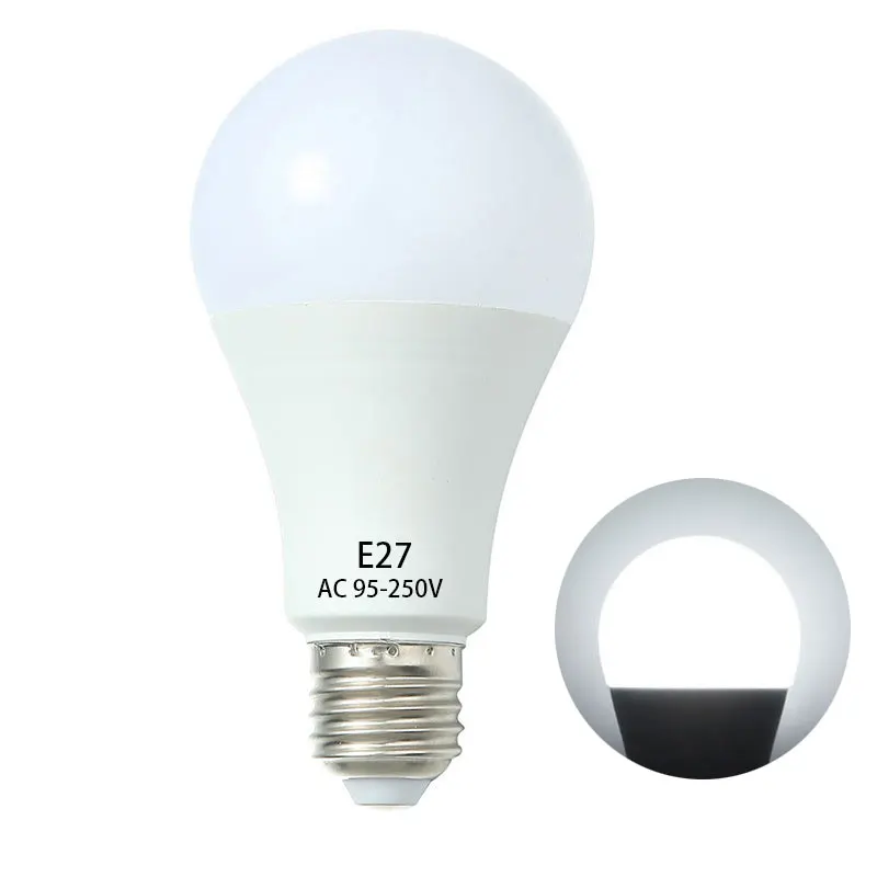 

6 шт./лот Светодиодная лампа E27 AC95-250V 3-18 Вт Универсальное напряжение умная энергосберегающая лампа со светодиодным драйвером холодное белое ...
