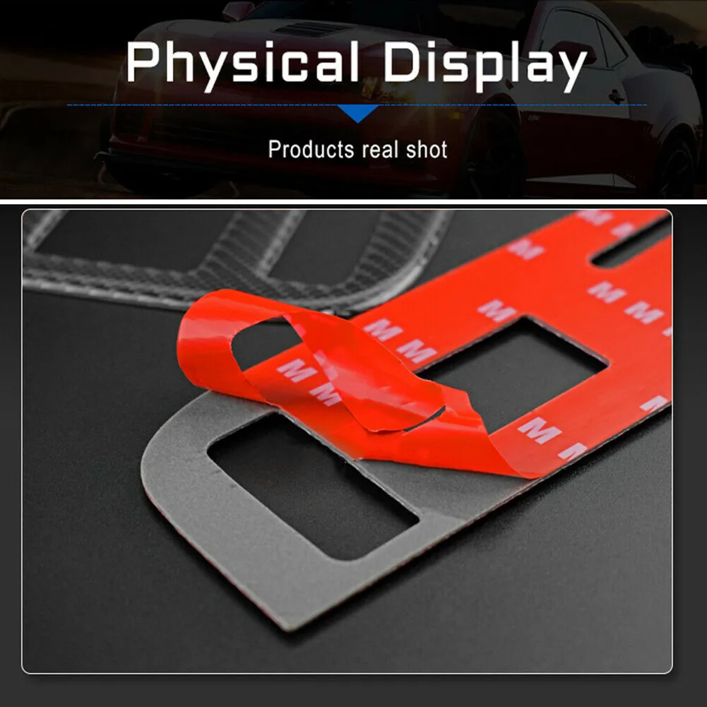 

Panel Trim Lift Panel Trim 2 PCS Carbon Fiber Door Shift Sticker Trim Switch Panel Wear-resistant Interior Pratical