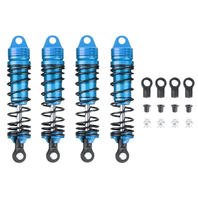 4Pcs Metal Front & Rear Shock Absorbers For 1/10 Traxxas Revo E-Revo 2.0 VXL Summit RC Car Upgrade Parts