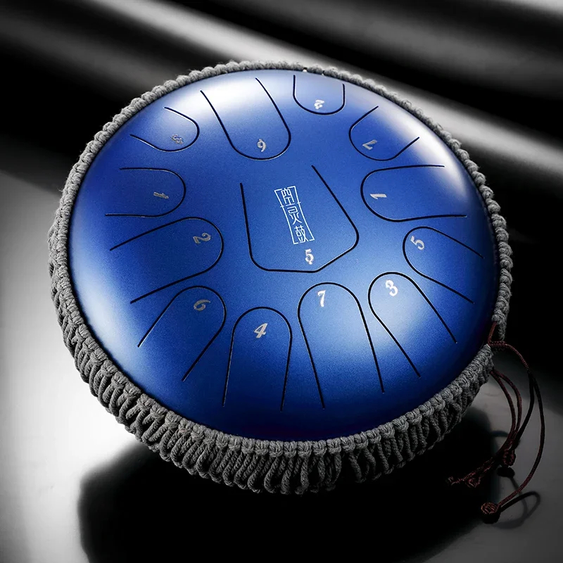 Стальной барабан 12-дюймовый 13-нотный для языка Музыкальные инструменты