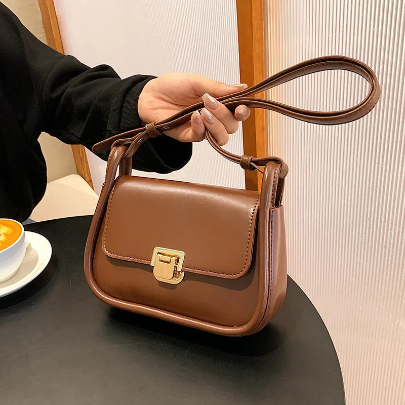 

New Lady Bags Tote Shoulder Bags For Women 2022 Trend Women's Messenger Bag PU Leather Crossbody Had bag Retro Square bag