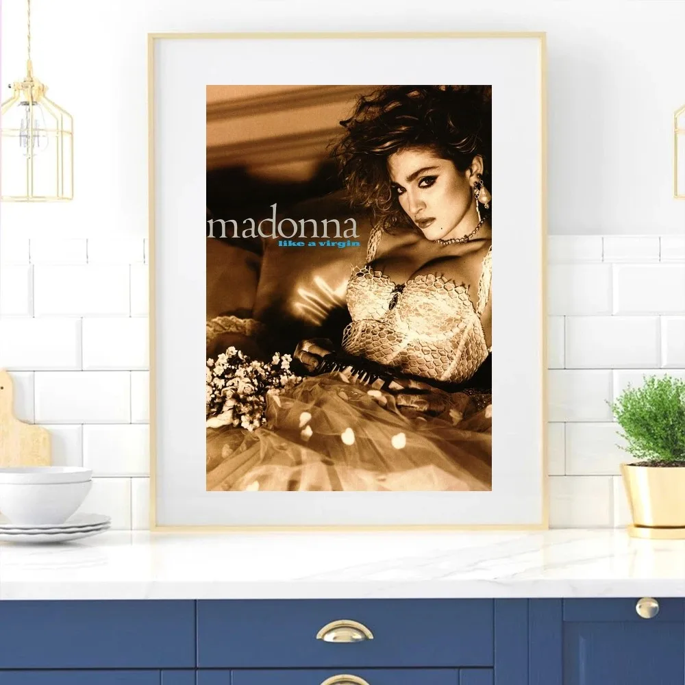 Постер Мадонны и певицы декор для домашней комнаты гостиная спальня