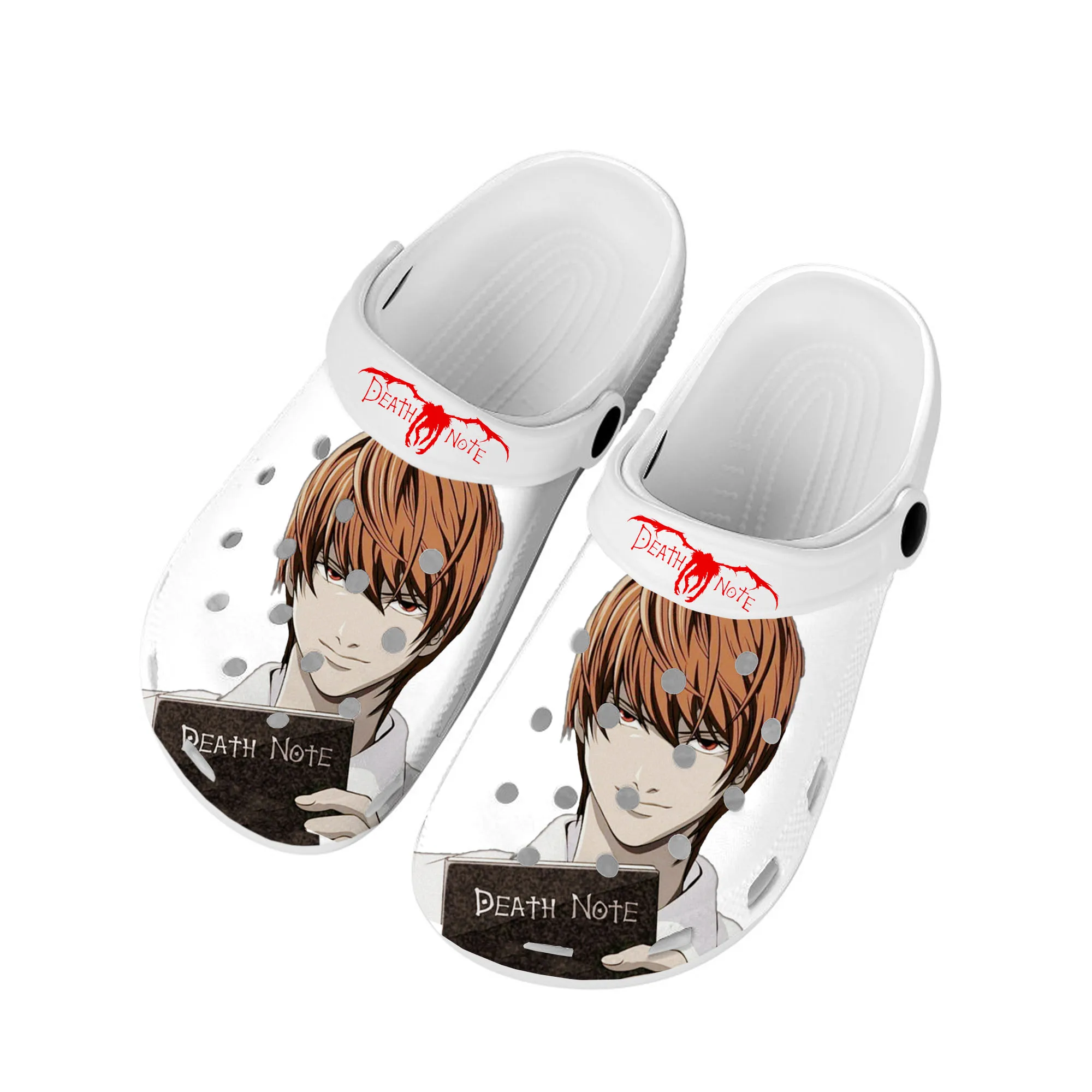 

Manga Anime Death Note Yagami Lawliet L Home Clogs Custom Water Shoes Mens Womens Teenager Shoe Garden Clog Beach Hole Slippers