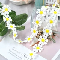 2 5cm wide daisy water soluble embroidery lace clothing accessories milk ribbon hat bag headdress clothes diy decoration