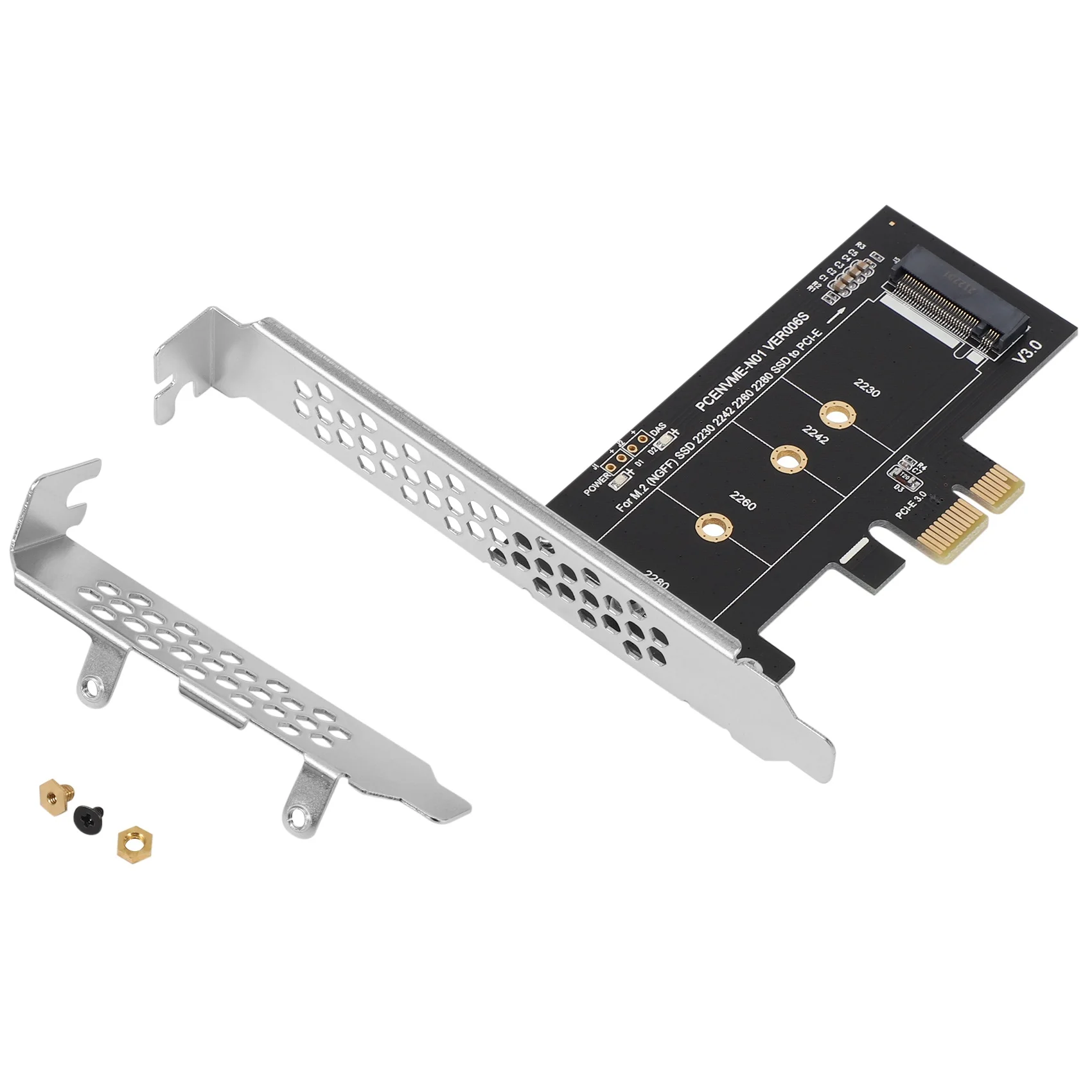 

PCIE к M2 адаптер PCI 3,0 X1 к NVME SSD M2 PCIE адаптер для сбора данных Поддержка 2230 2242 2260 2280 M.2 SSD