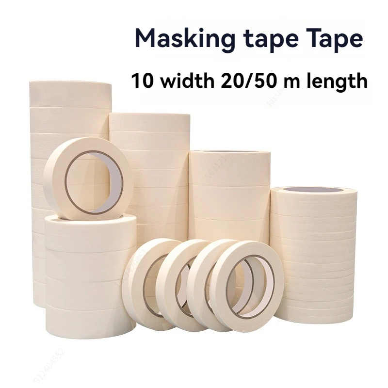

Бумажная малярная лента белая односторонняя