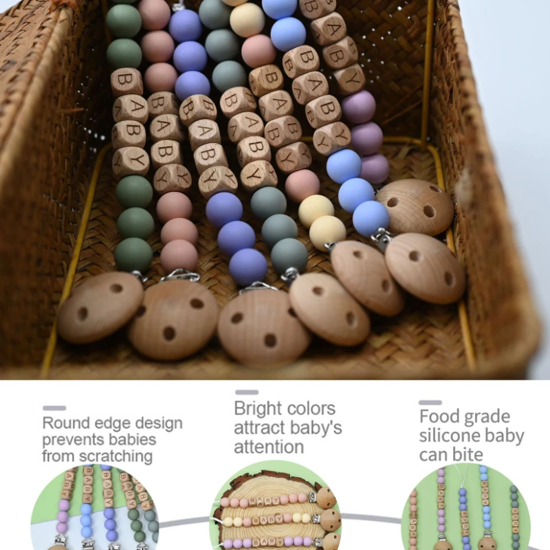 Индивидуальное название ручная работа Детская цепочка для кормления младенцев