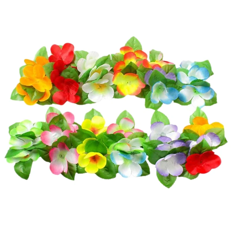 

24PCS Hawaiian Hair Clips Flowers Alligator Clips Hairpins Holiday Travel Wedding Decoration Hair Accessories