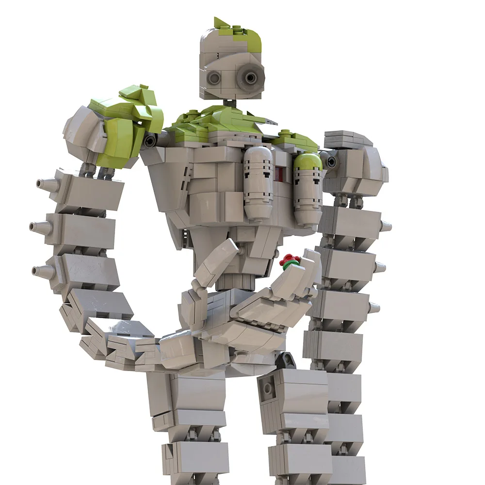 

BuildMOC Mech Soldier Laputa Robot Building Block Model Laputa Castle In The Sky Brick Module Defensive Guard Anime Brick Toy