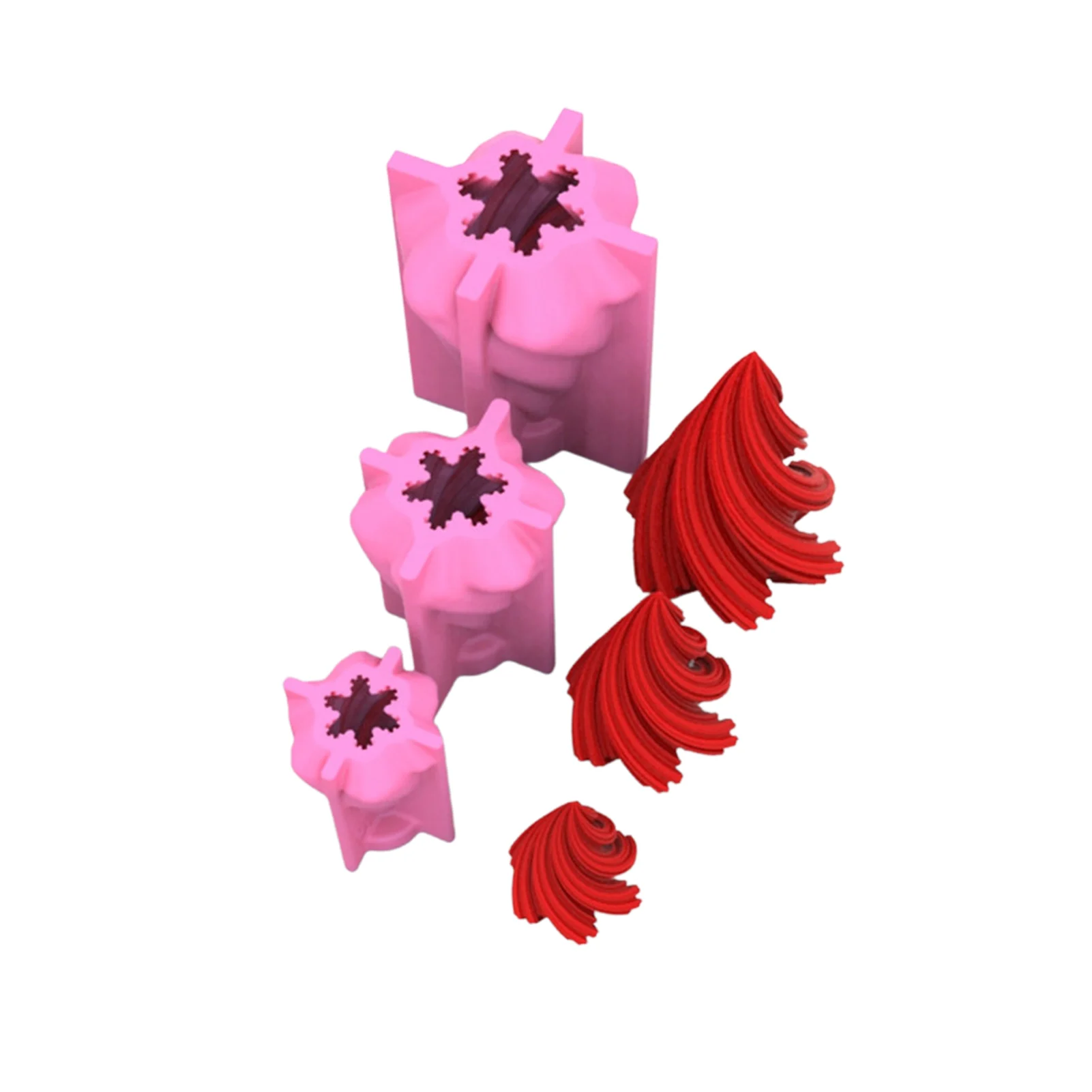 

Форма для свечей, абстрактная силиконовая форма 3D для эпоксидной смолы, литье, абстрактные геометрические формы для свечей, воска, мыла