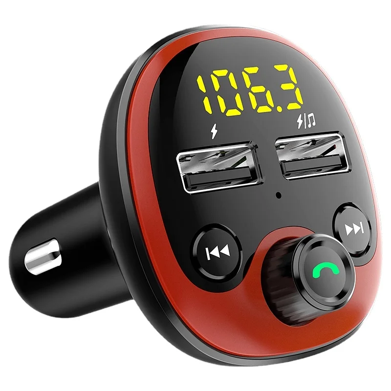 

BT21 Car Bluetooth MP3 Player with Card Slot, USB Charging, Bluetooth Hands-free, FM Transmitter, Car MP3