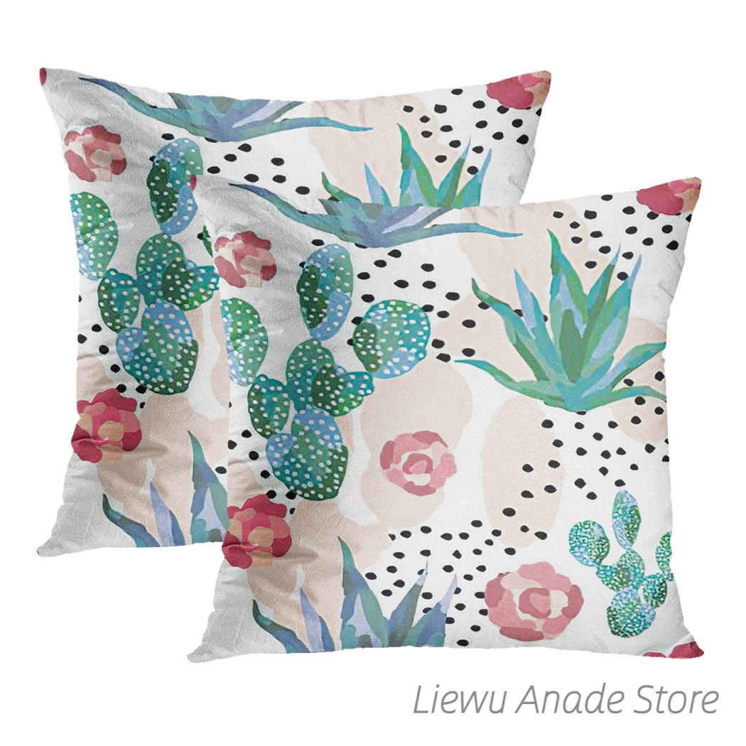 Наволочки с орхидеями и бабочками 45 х45 см 2 шт. |