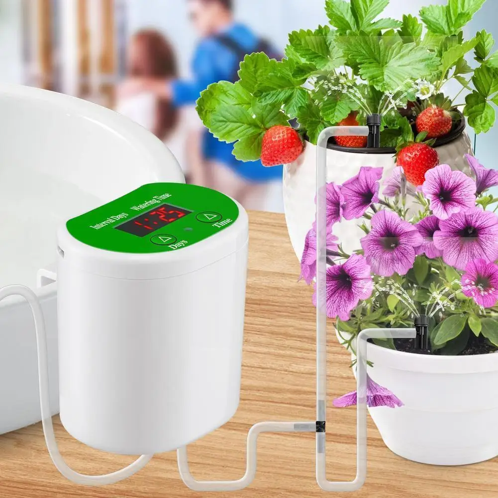 

Automatic Watering Equipment Garden Plant Drip Irrigation Bonsai Home System Watering Tool Water Kits Sprinkler Controller B6E6