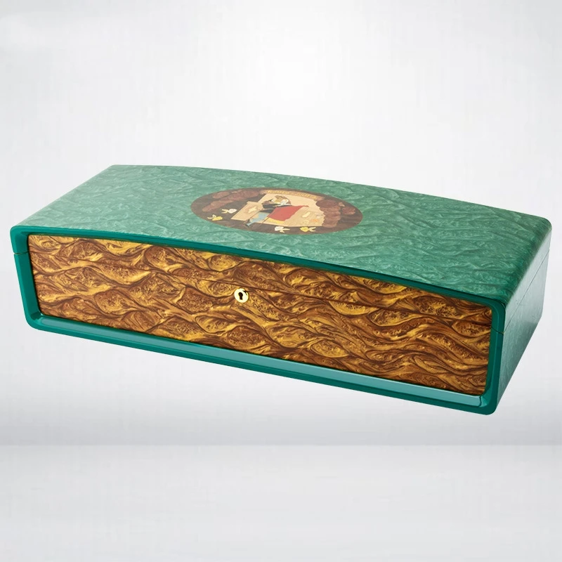 LUBINSKI коробка для увлажнения сигар Romeo кубинский кедр дерево краска выпечки