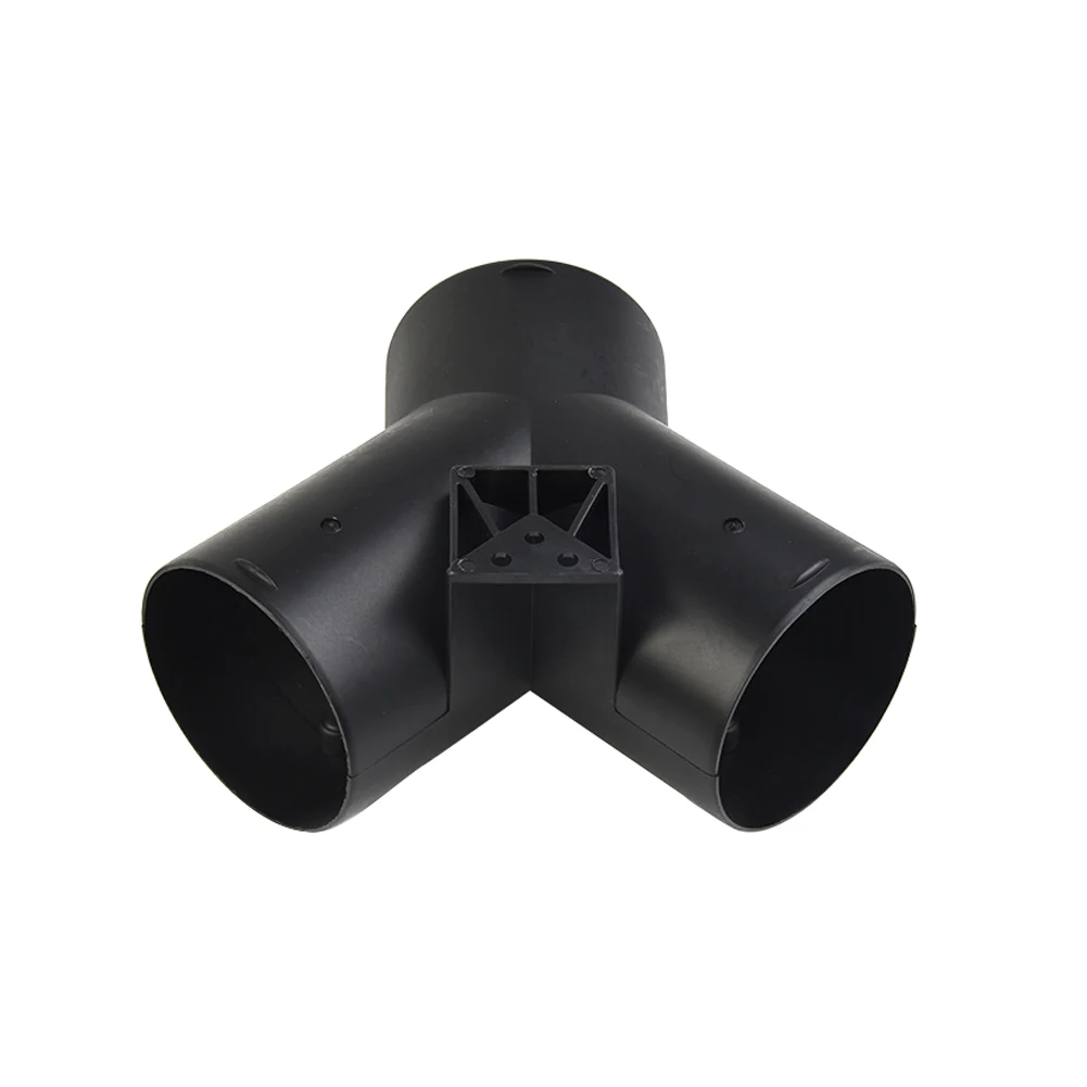 Новый качественный разъем-разветвитель воздуховода 1 шт. 75 мм с клапаном