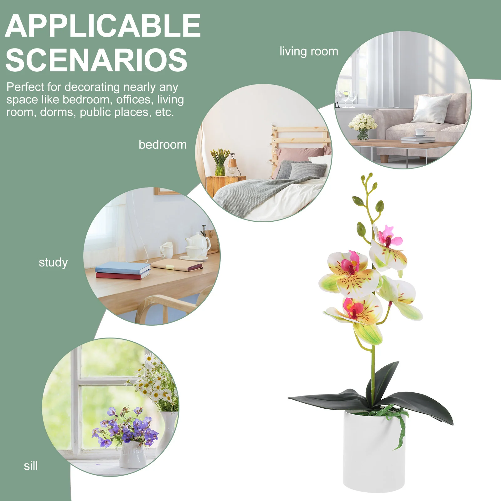 Имитация горшечных растений настольный искусственный имитация цветка