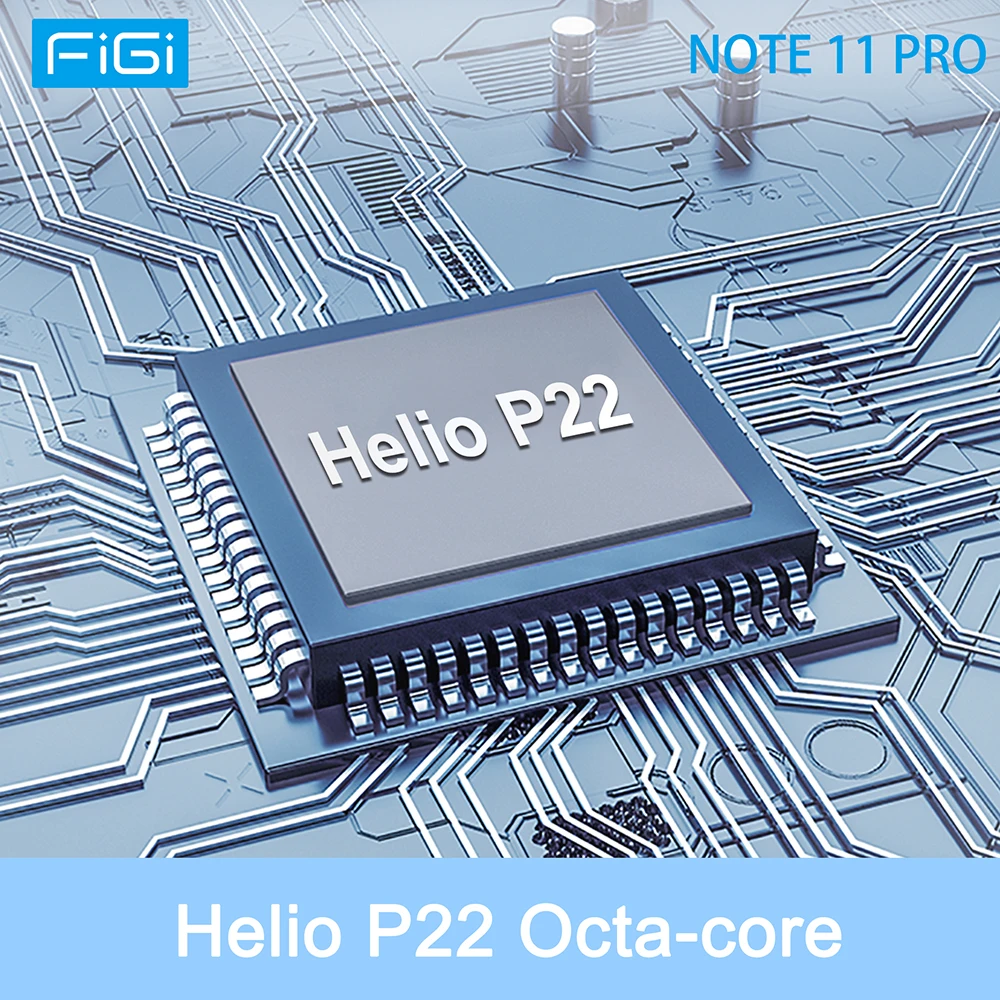 FIGI Note 11 Pro Android 11 Cellphones 4GB 64GB 6.52 Inch Mobile Phone MTK6762 Quad Core Smartphones 5200mAh 13MP Triple Cameras