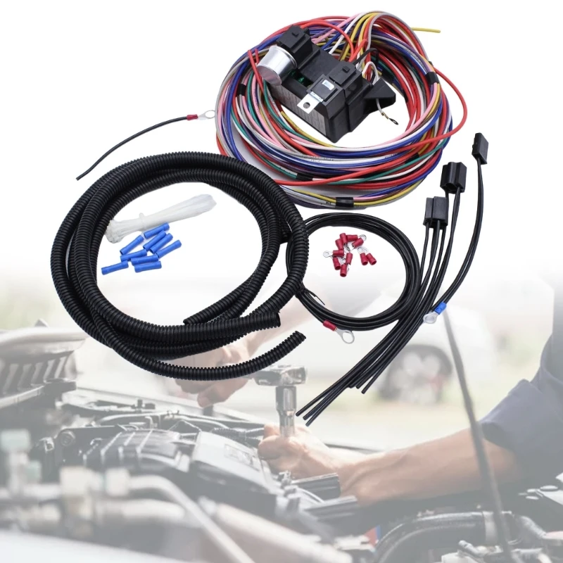 

Комплект жгутов проводов с 12 цепями Профессиональный универсальный жгут проводов R2LC