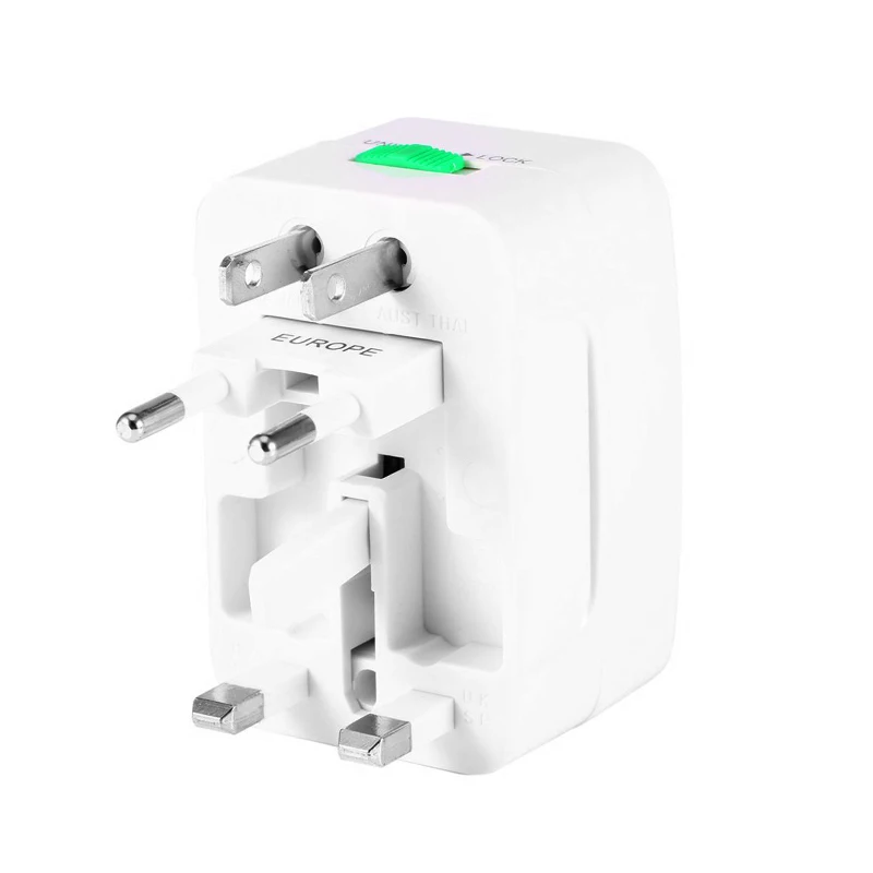 

Au / Uk / Us / Eu Ac Power Plug Flame Retardant Abs Adaptor All In One Charger Adapter Charger Converter World Travel 3a-10 (a)