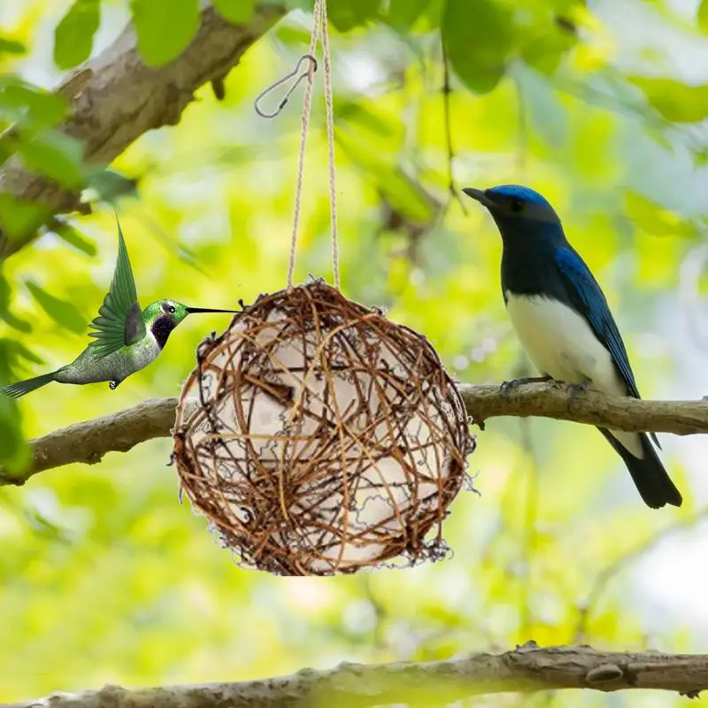 Дом для гнездования диких птиц материалы глобус птичий домик многоразовая