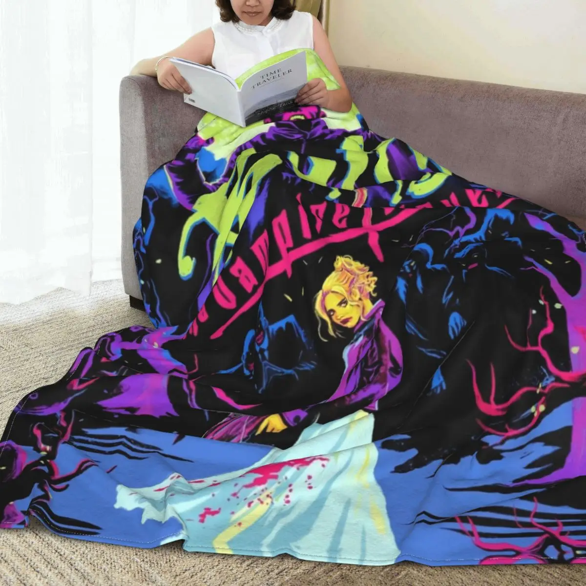 

Одеяло зимнее Фланелевое теплое, мягкое, фиолетовое