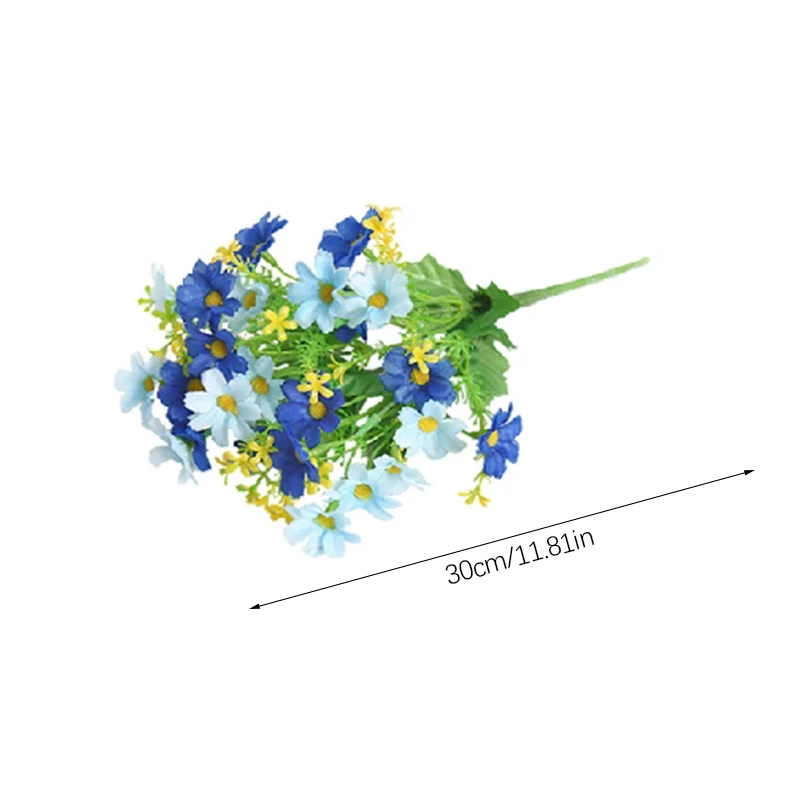 1 букет из 28 искусственных цветов искусственные шелковые орхидеи хризантемы