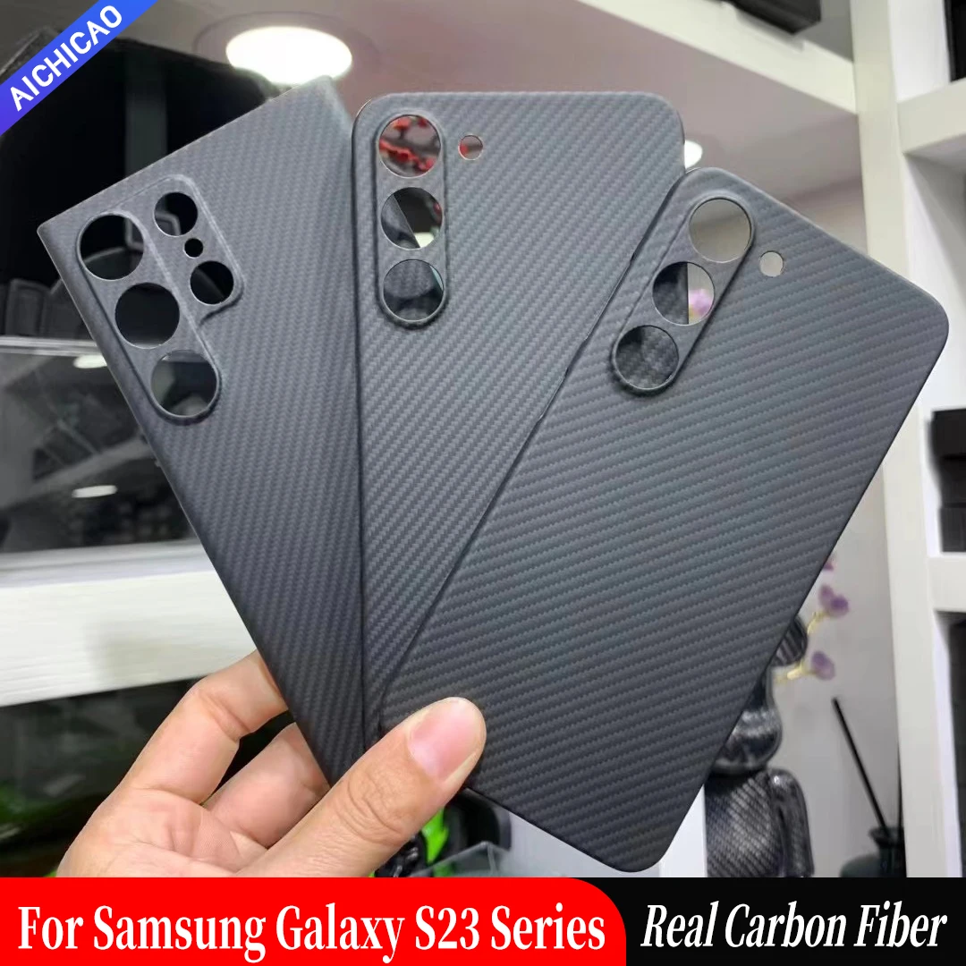

Carbon For Samsung Galaxy S22 S23 ultra case carbon carbon Aramid fiber material ultra-thin niche of S23 Plus Protective cover
