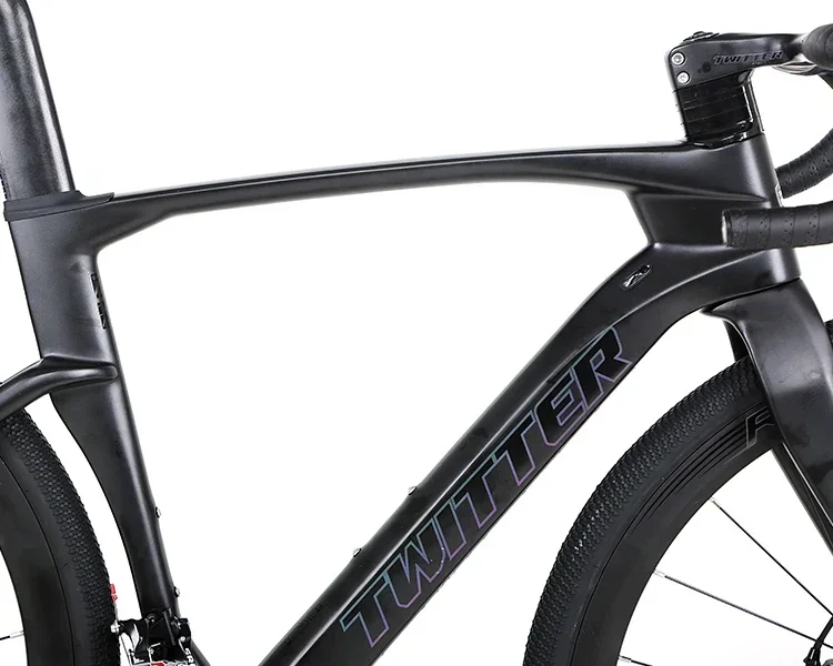 TWITTER V3 велосипед для гравия 105 дюйма Φ полностью Скрытая прокладка внутреннего