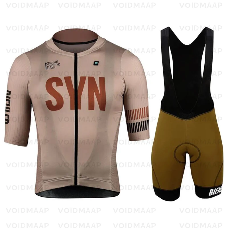 

2024 BIEHLER Cycling Jersey set SYN Summer Cycling Clothing Bike uniform MTB Maillot Ropa Ciclismo Cycling Bib shorts Sportswear
