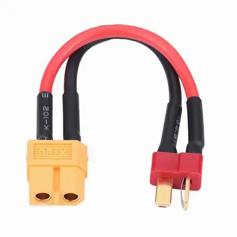 SCLMRC Адаптер XT60 к Deans T-Plug 14AWG