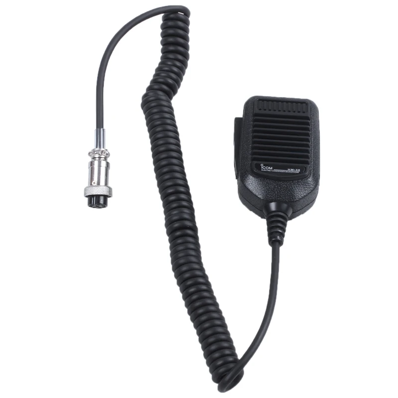 

Car Radio HM-36 Microphone 8 Pin Speaker Hand Mic For ICOM HM36 IC-718 IC-775 IC-7200 IC-7600 IC-25 IC-28 IC-38 Mobile Radio
