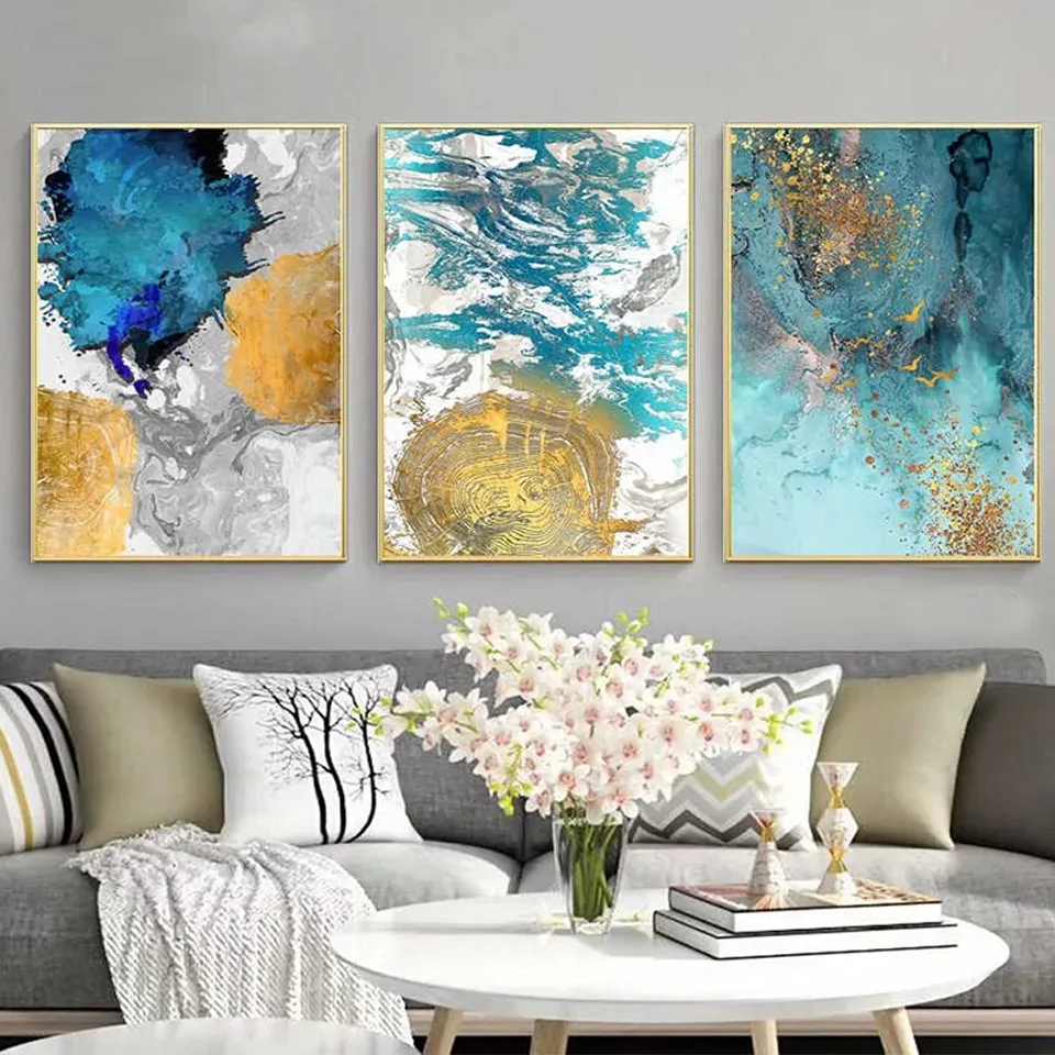 

5D абстрактная алмазная живопись «сделай сам», мозаика, вышивка крестиком, алмазная вышивка, полные круглые квадратные камни, Триптих, насте...