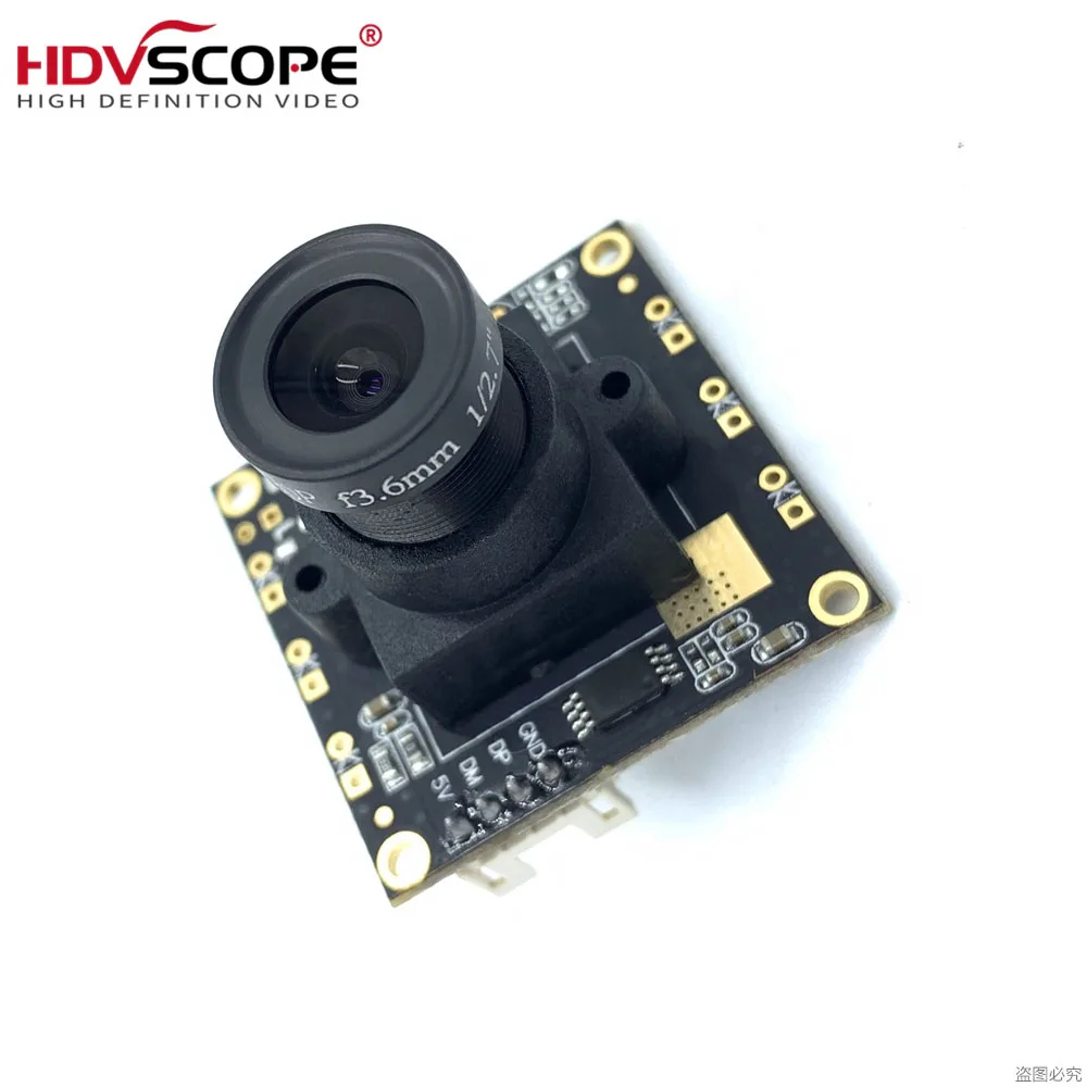 Фото USB-модуль камеры с суперподсветкой WDR, улучшенной технологией Low Light 2.0MP, HLC, BLC, разрешением 1920*1080, матрицей CMOS AR0230, USB 2.0, высоким разрешением и объективом 3.6 мм №3