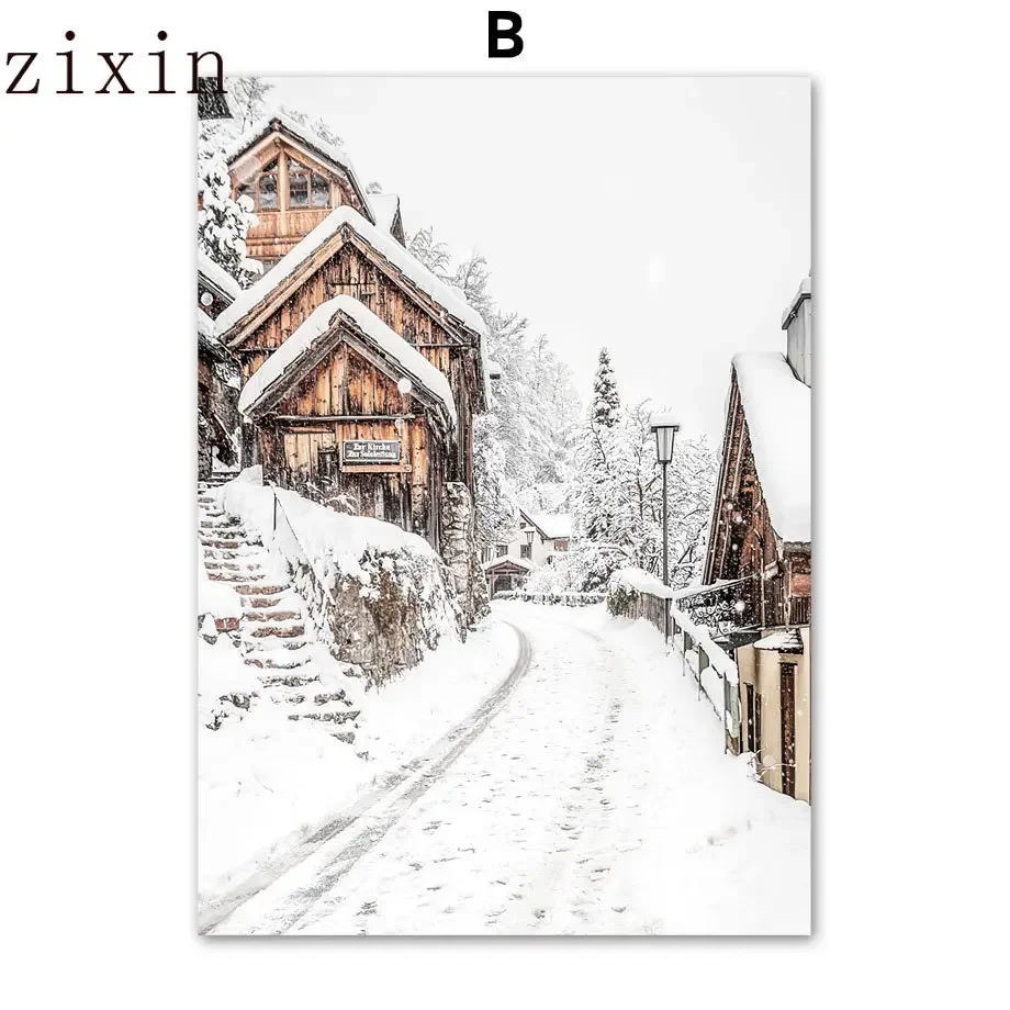 

Настенная картина "Зимний Снежный лес"