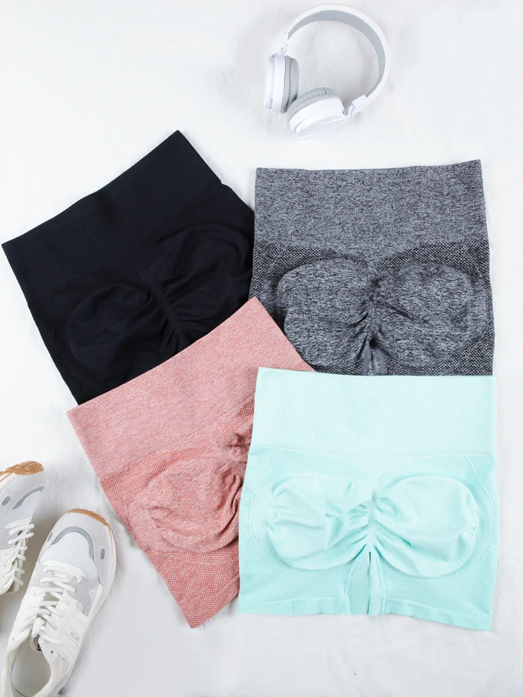 

CHRLEISURE бесшовные спортивные шорты для фитнеса, женские велосипедные шорты для бега, йоги, пуш-ап, леггинсы для спортзала, тонкая спортивная о...