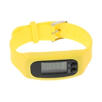 portable convenient walking wrist pedometer watch silicone wrist pedometer bracelet pedometer for unisex sports
