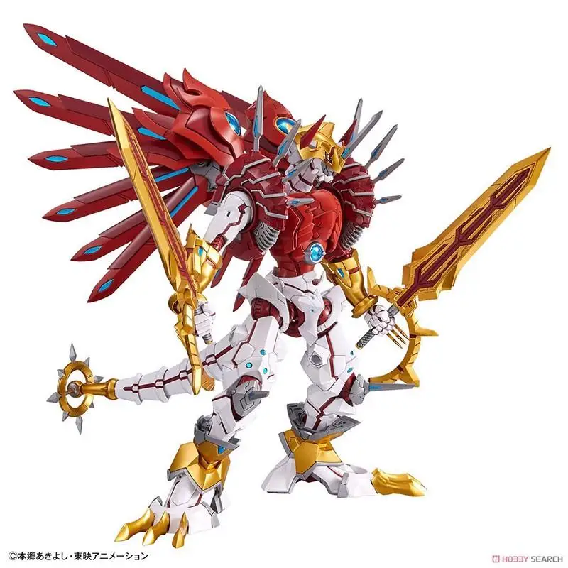 

Фигурка Bandai Digimon в сборе, Оригинальная фигурка-Rise FRS Shine graymon Digimon Data Team, экшн-фигурка, подарок