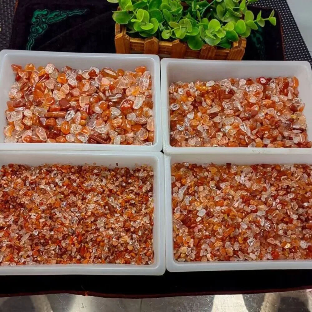 Натуральный Многосегментный Красный Кристалл Макадама Необработанный Камень