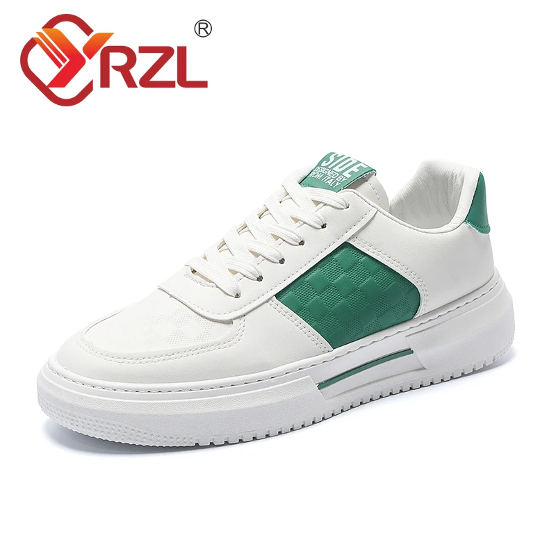 

YRZL Sneakers Men 2023 Autumn Vulcanized Shoes High Quality Walking White Sport Shoe Fashion Outdoor Sneakers Soft Sole Sneaker