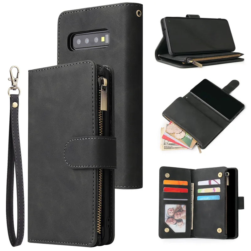 

Retro Flip Leather Case for Samsung Galaxy S22 Ultra S21 FE S20 FE S10 S10e S9 S8 Plus Note 20 10 9 A51 A52 Cards Wallet Cover