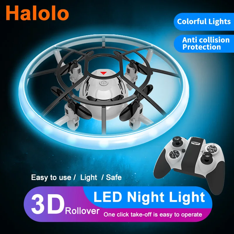 

2.4G Mini UFO drone with LED night light S122 Hand Sensing Infrared RC Helicopter Quadcopter Model Induction dron Toys for boy