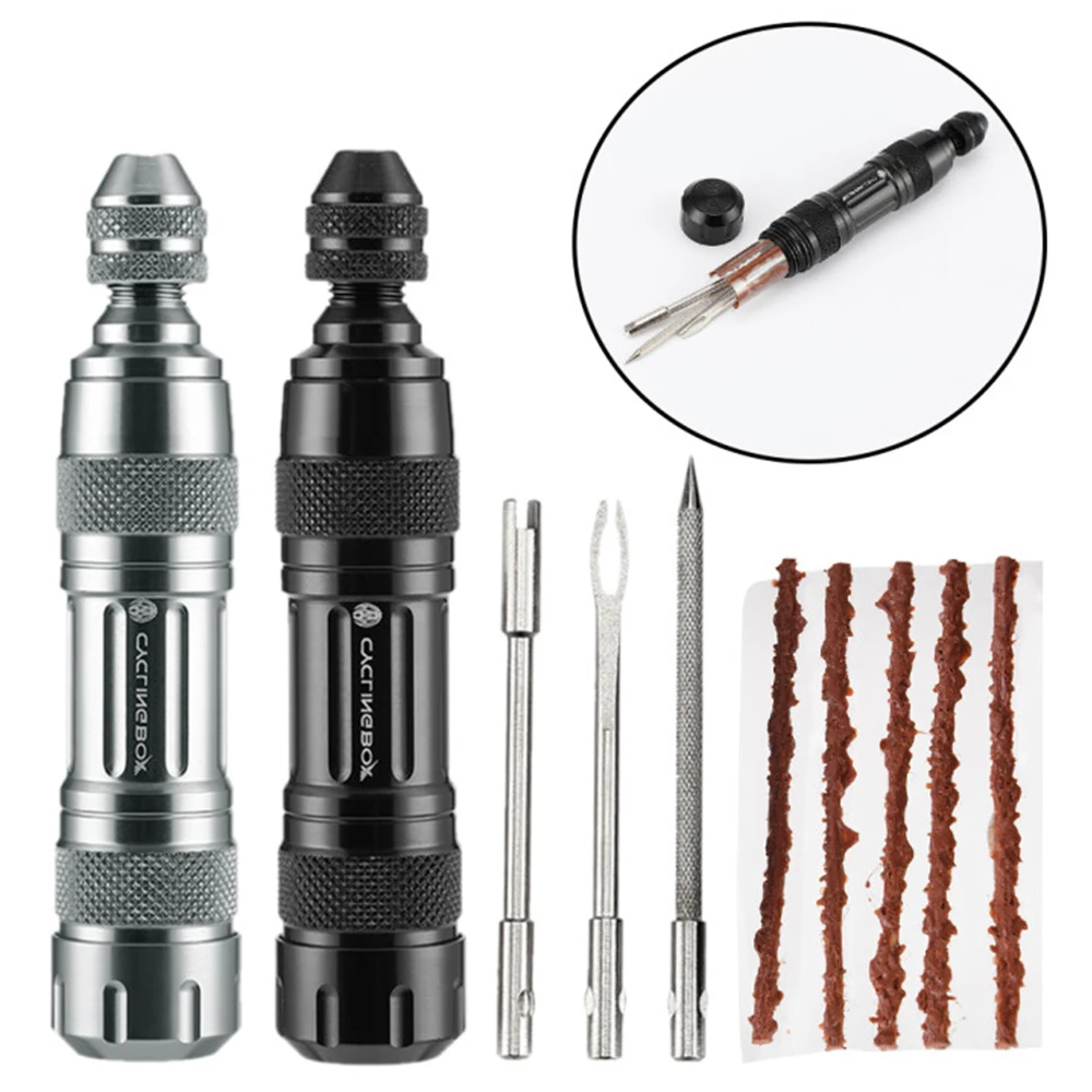 

Набор для ремонта велосипедных бескамерных шин, герметик для проколов горных велосипедов, резиновые полосы, инструменты для обслуживания д...