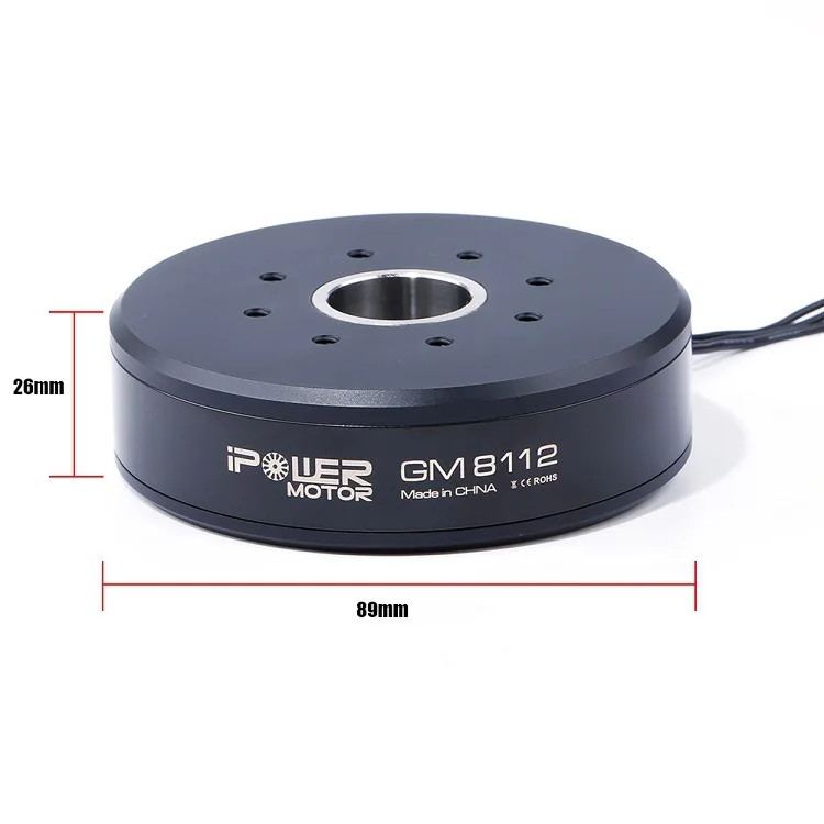 IFlight IPower Motor GM8112 90T Бесщеточный карданный двигатель с полым валом 22 мм кодером AS5048A