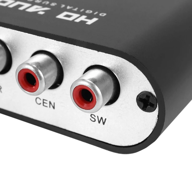 5.1 CH аудио декодер SPDIF коаксиальный к RCA DTS AC3 цифровой усилитель аналоговый