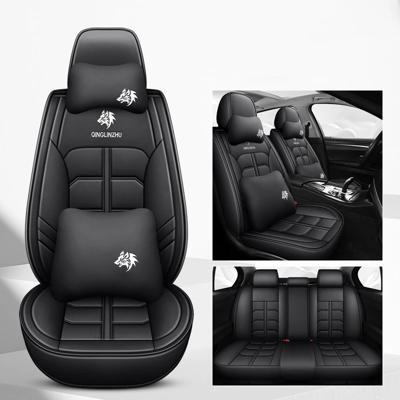 

YOTONWAN Full Coverage Universal Car Leather Seat Cover For JAC Hutu Ruifeng S3/S7/S4 JAC T8 5-Seat Car Seat Cover Accessories