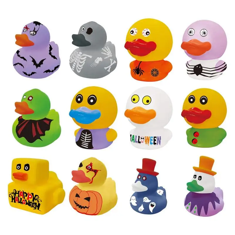 

Cute Rubber Duck Toy Car Ornaments Yellow Duck Car Dashboard Decorations Bike Gadgets With Propeller Helmet Car Accessories
