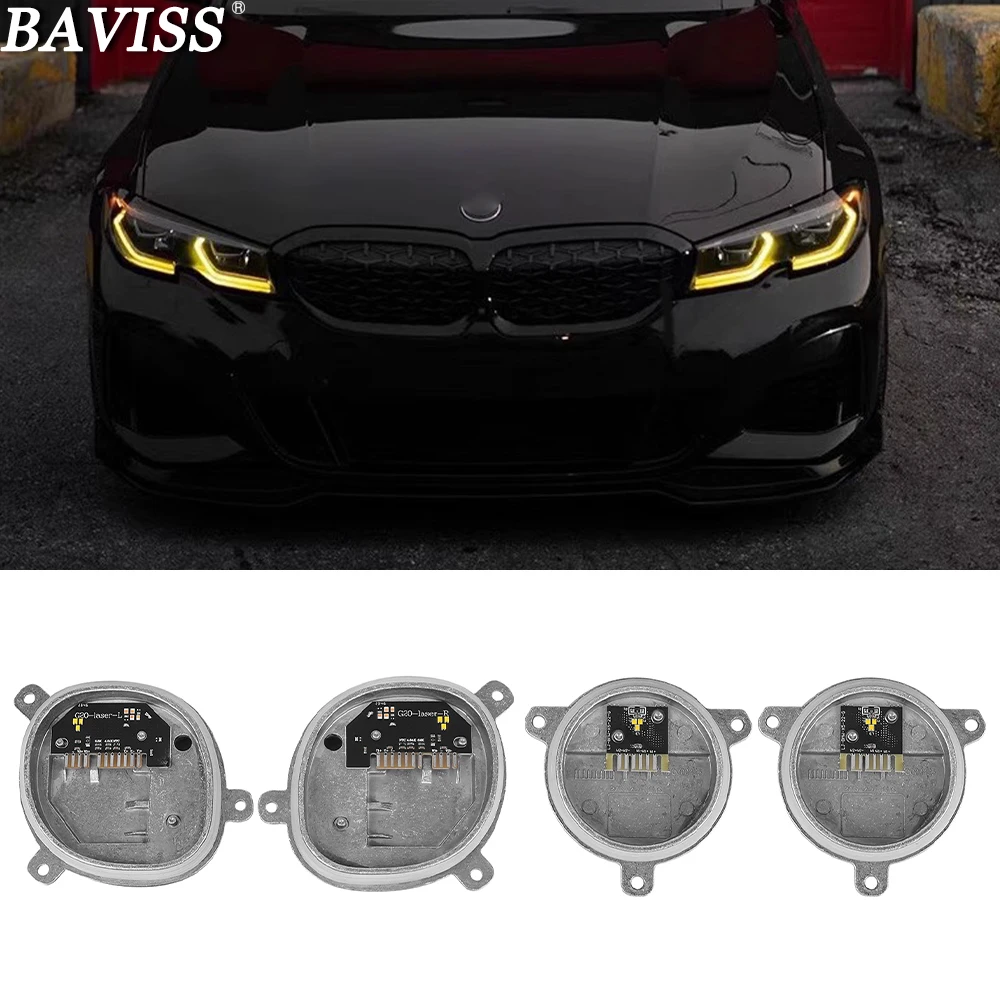 

CSL лимонно-желтые светодиодные модули DRL для BMW 3 серии G20 G21 320i 330i M340i 340iX 2019-2022 гг. 63118496134 8496134