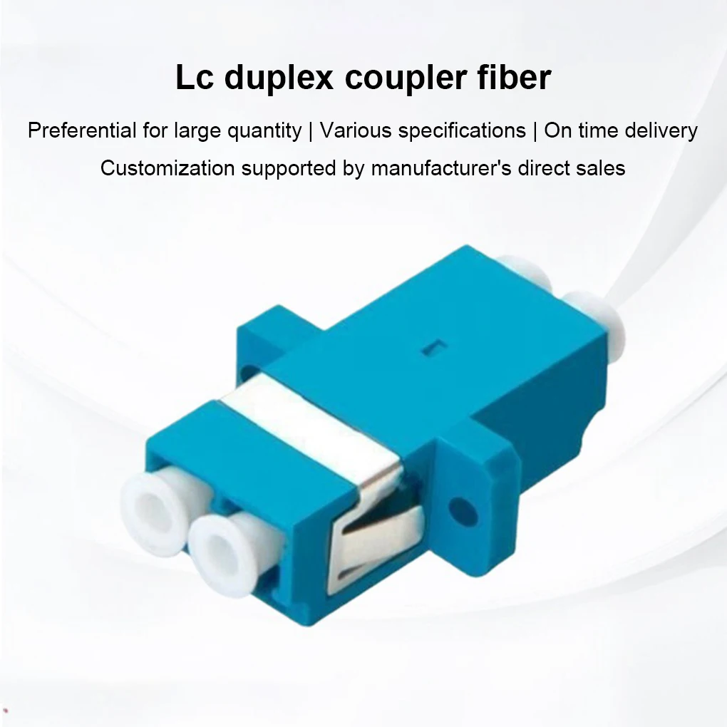 

50 Pieces Optical Fiber Connector Single-mode Coupler Assembly Adapter