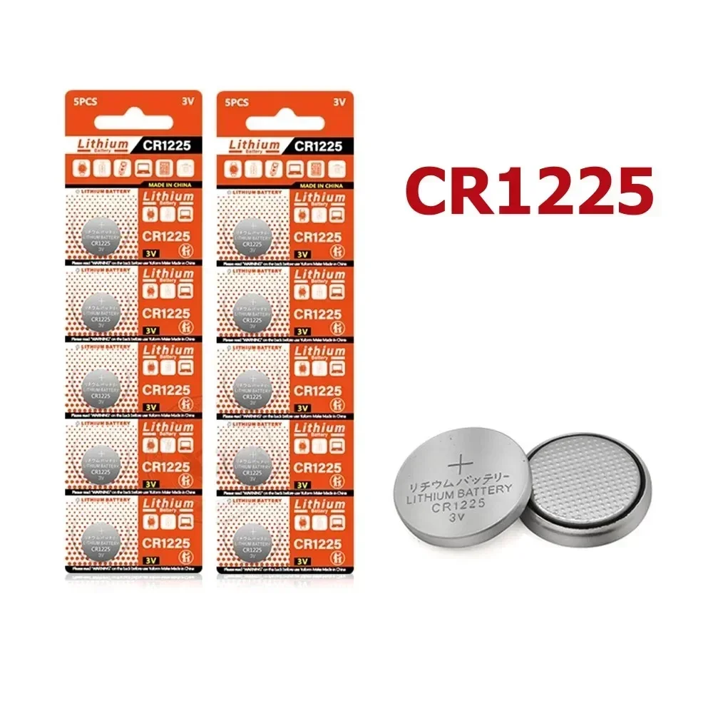 Фото 2-10 шт. 3 В CR1225 батарейки-таблетки ECR1225 bateria 1225 кнопочный аккумулятор для электронных инструментов пульт дистанционного управления электронные весы №2